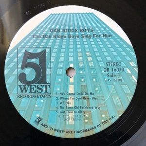 The Oak Ridge Boys...Sing For Him Vinyl Lp '79